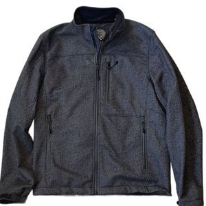 Vince Camuto Men’s Soft Shell Lightweight Charcoal Gray Jacket (Size: Small)